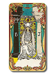 Vintage Tarotkarten mit Anleitung zum Kartenlegen (78 Karten)