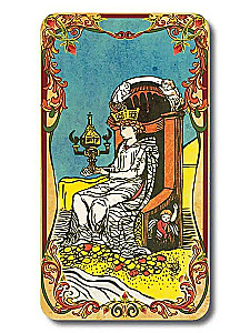 Vintage Tarotkarten mit Anleitung zum Kartenlegen (78 Karten)