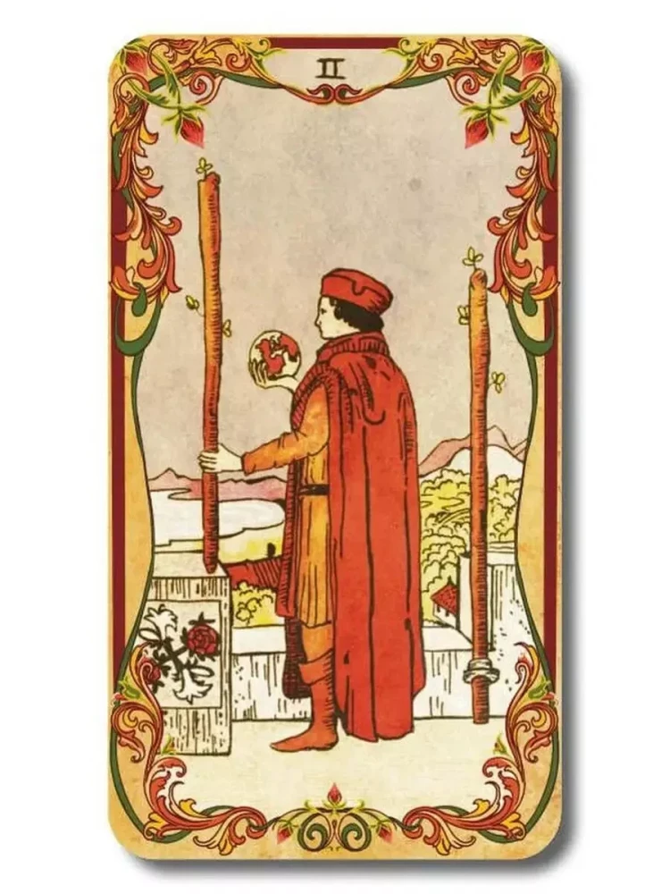 Vintage Tarotkarten mit Anleitung zum Kartenlegen (78 Karten)