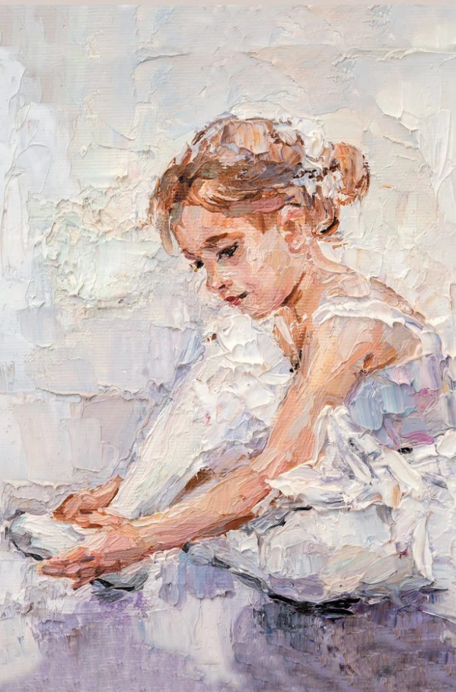 Tagebuch. Träume vom Ballet (Balletttänzerin in Weiß)