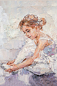 Tagebuch. Träume vom Ballet (Balletttänzerin in Weiß)