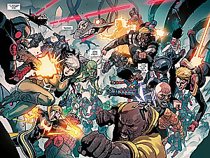 Zestaw 3 komiksów w twardej oprawie - Avengers i Rangersi