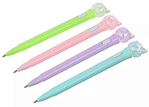 Ballpoint Pen with Backlight - Bear, Color Assorted
