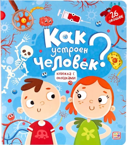Kuidas inimene on ehitatud? Raamat akendega