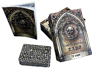 Karty wróżebne - Cmentarne Tarot. Necropolis Tarot z instrukcją (78 kart)