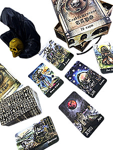 Karty wróżebne - Cmentarne Tarot. Necropolis Tarot z instrukcją (78 kart)