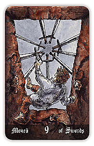 Karty wróżebne - Cmentarne Tarot. Necropolis Tarot z instrukcją (78 kart)