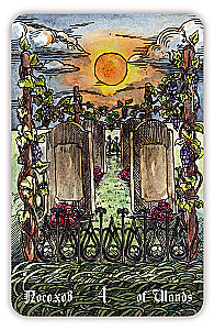 Karty wróżebne - Cmentarne Tarot. Necropolis Tarot z instrukcją (78 kart)