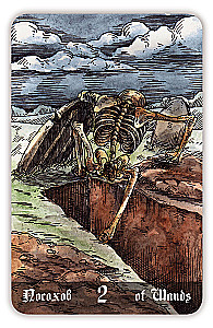 Karty wróżebne - Cmentarne Tarot. Necropolis Tarot z instrukcją (78 kart)