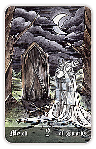 Karty wróżebne - Cmentarne Tarot. Necropolis Tarot z instrukcją (78 kart)