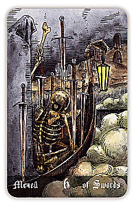 Karty wróżebne - Cmentarne Tarot. Necropolis Tarot z instrukcją (78 kart)