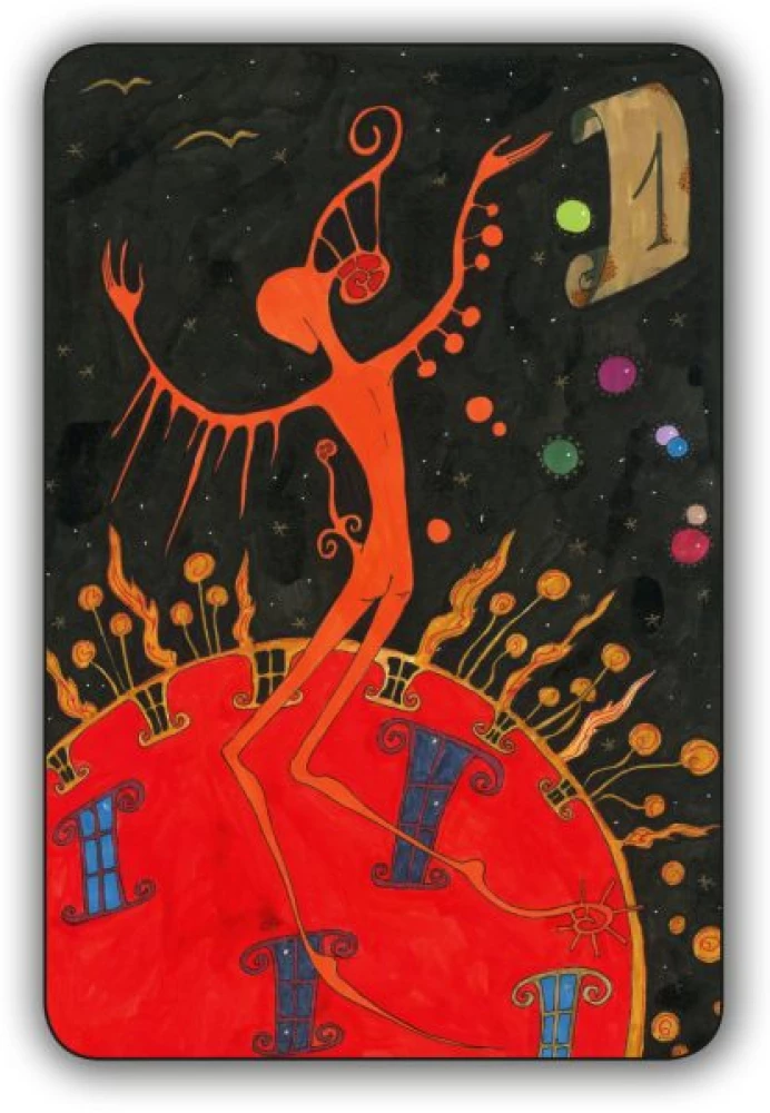 Terrakotta Tarot mit Anleitung (78 Karten)