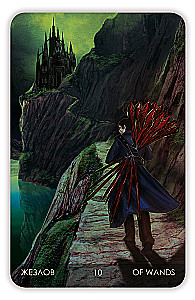 Гадальные карты Таро - Тайна замка вампиров (подарочная колода Уэйта 78 карт с инструкцией)