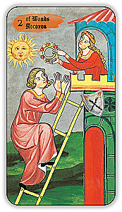 Divination Cards - Medieval Tarot by Vladimir Strannikov (deck of 89 cards with instruction)