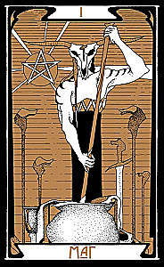 Karty wróżebne - Tarot Ciemnej Drogi z instrukcją (78 kart)