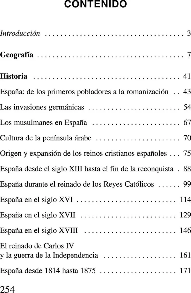 Hiszpania. Geografia. Historia