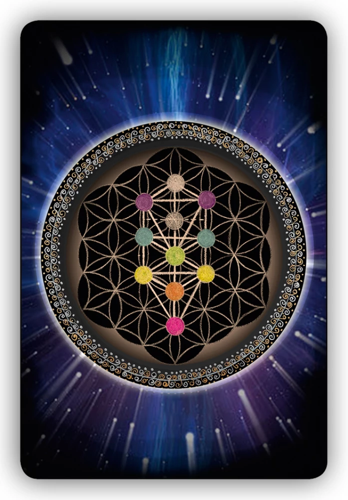 Karty wróżebne - Tarot Drzewa Sefirot (Talia 78 kart z instrukcją)