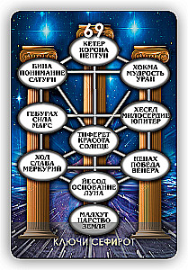 Karty wróżebne - Tarot Drzewa Sefirot (Talia 78 kart z instrukcją)