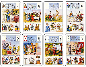 Karty wróżebne - wróżba Lenormand. Wielka talia astromitologiczna (54 karty z instrukcją)