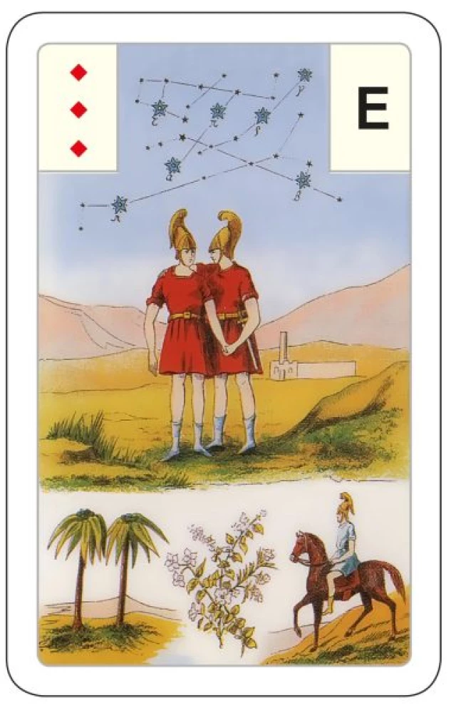Karty wróżebne - wróżba Lenormand. Wielka talia astromitologiczna (54 karty z instrukcją)