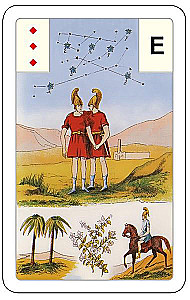 Karty wróżebne - wróżba Lenormand. Wielka talia astromitologiczna (54 karty z instrukcją)