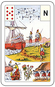 Karty wróżebne - wróżba Lenormand. Wielka talia astromitologiczna (54 karty z instrukcją)