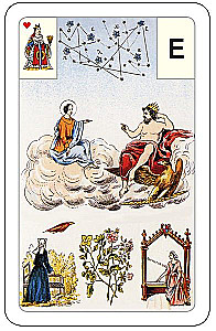 Karty wróżebne - wróżba Lenormand. Wielka talia astromitologiczna (54 karty z instrukcją)