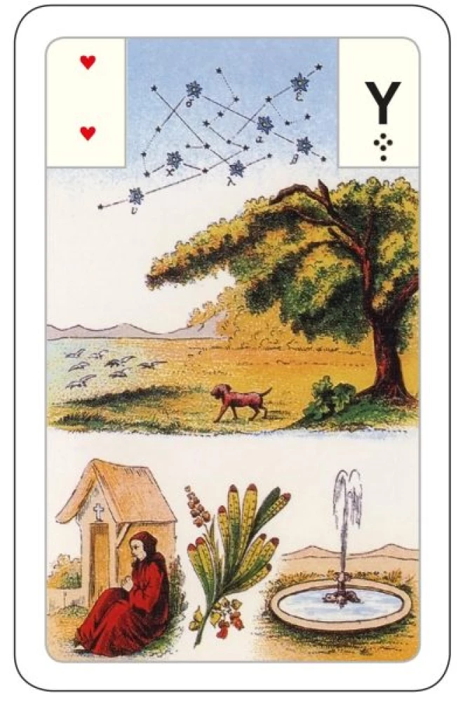 Karty wróżebne - wróżba Lenormand. Wielka talia astromitologiczna (54 karty z instrukcją)