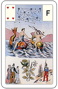 Karty wróżebne - wróżba Lenormand. Wielka talia astromitologiczna (54 karty z instrukcją)
