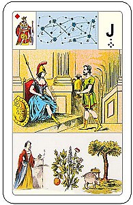 Karty wróżebne - wróżba Lenormand. Wielka talia astromitologiczna (54 karty z instrukcją)