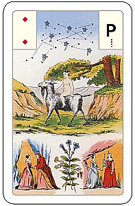 Karty wróżebne - wróżba Lenormand. Wielka talia astromitologiczna (54 karty z instrukcją)