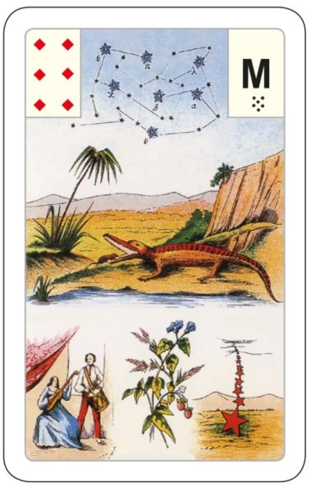 Karty wróżebne - wróżba Lenormand. Wielka talia astromitologiczna (54 karty z instrukcją)