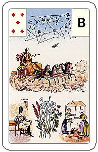 Karty wróżebne - wróżba Lenormand. Wielka talia astromitologiczna (54 karty z instrukcją)