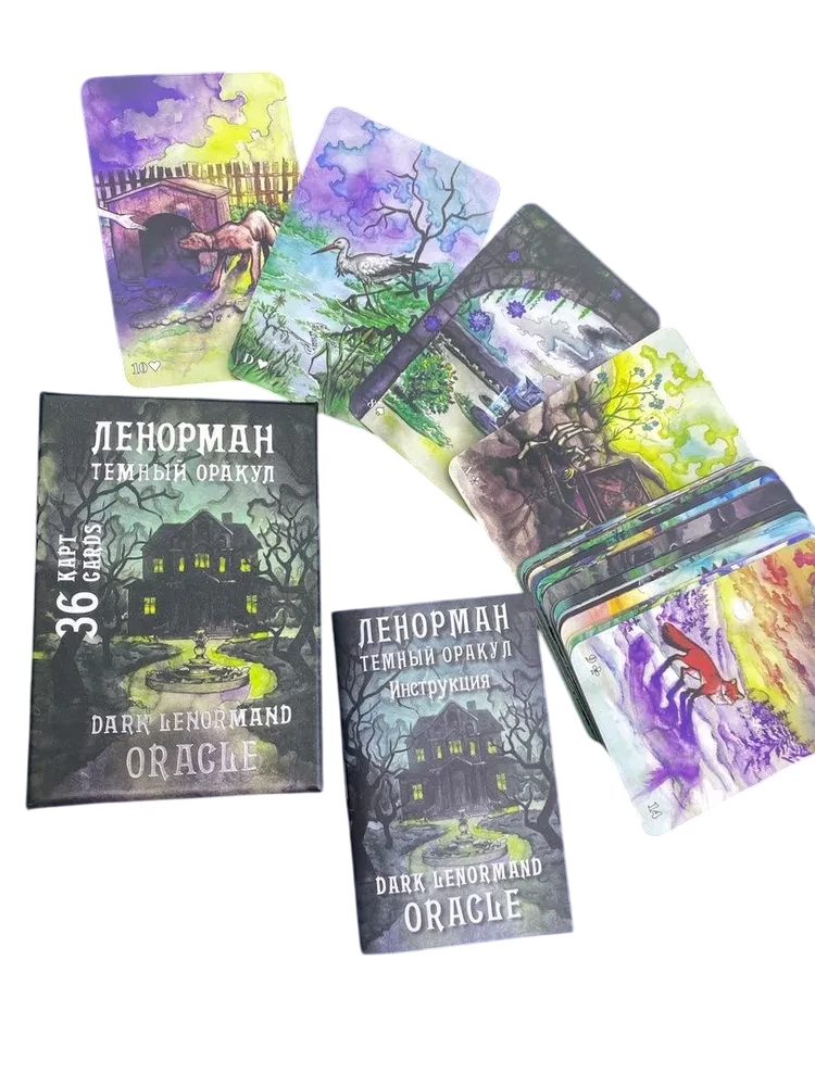Czarny Oryginalny Lenormand / Dark Lenormand Oracle (36 kart)