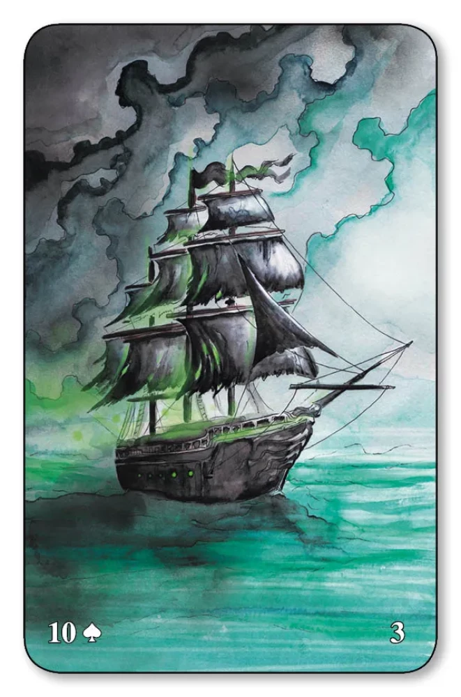 Czarny Oryginalny Lenormand / Dark Lenormand Oracle (36 kart)