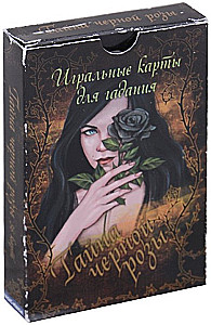 Оракул Тайна черной розы. Игральные гадальные карты с инструкцией для гадания