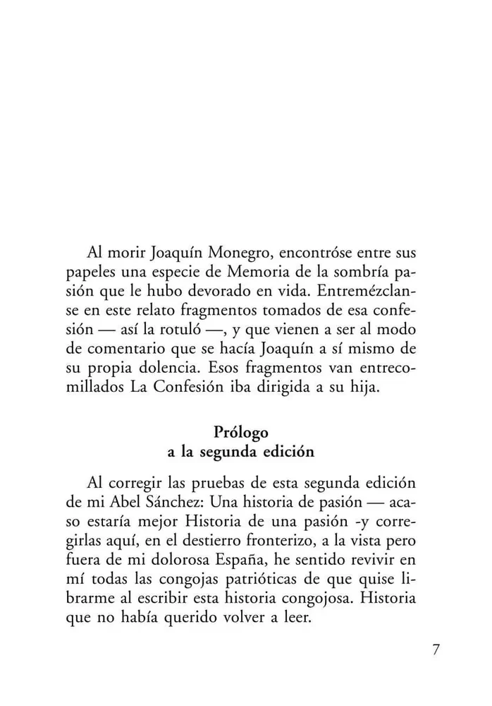Abel Sanchez. Historia pasji