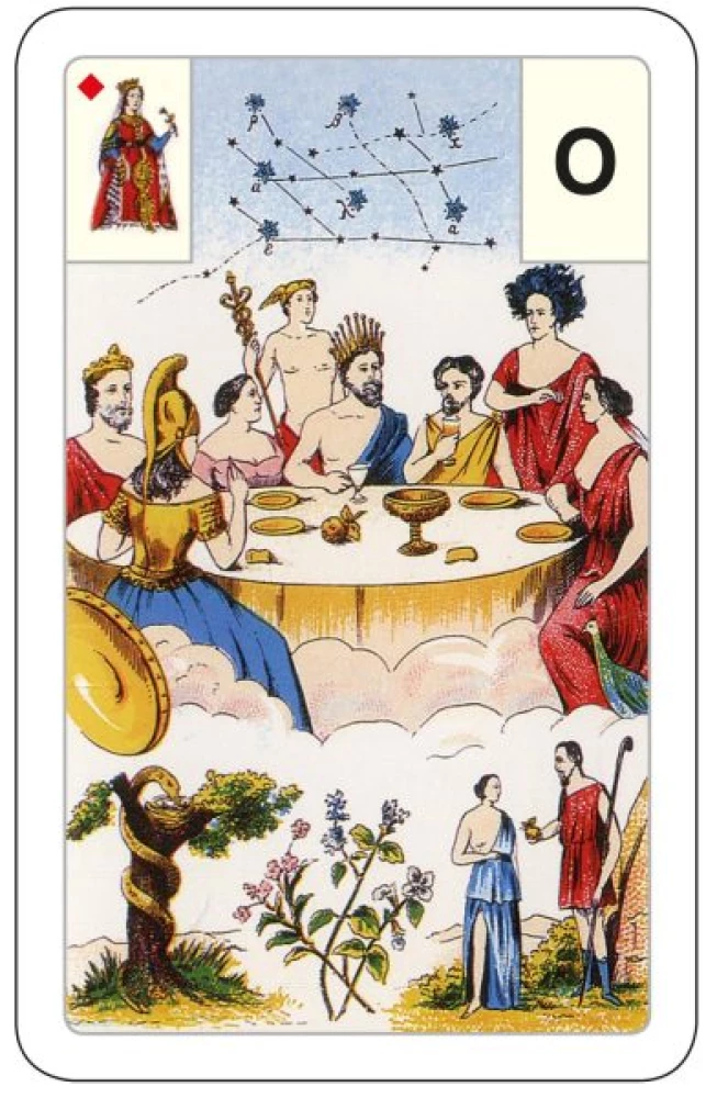 Dostępny przewodnik do wróżenia na Wielkiej talii Lenormand. 54 karty