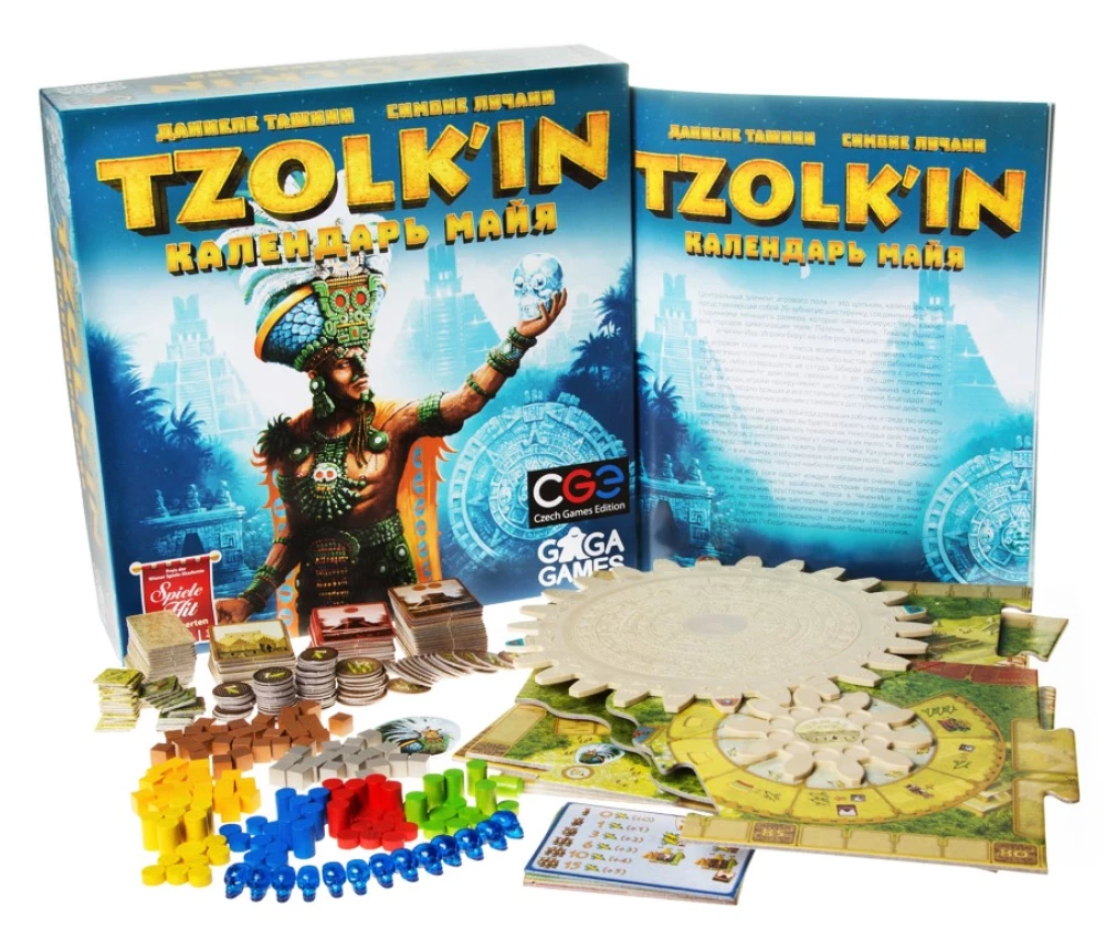 Galda spēle - Tzolk'in (Colkīns). Maiju kalendārs
