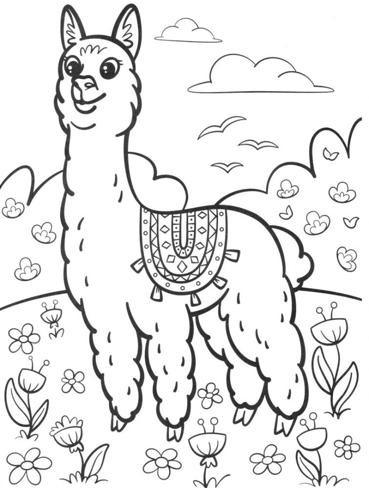 Flauschige Tiere. Malbuch