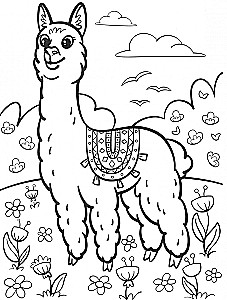Flauschige Tiere. Malbuch
