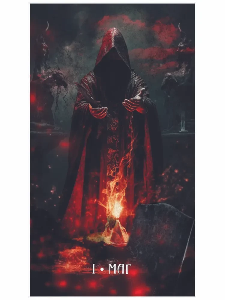 Tarot Misterii Cmentarza (78 kart + instrukcja)