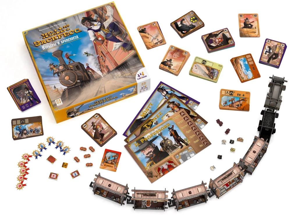 Brettspiel - Colt Express. Kurier und Panzerzug (Erweiterung)