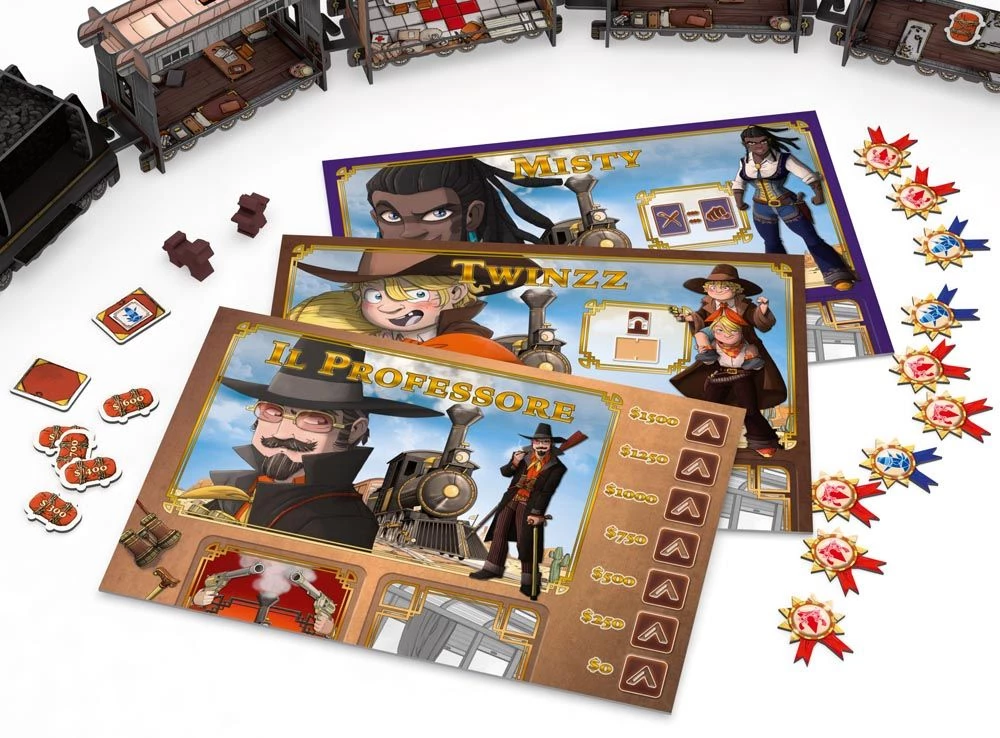 Brettspiel - Colt Express. Kurier und Panzerzug (Erweiterung)