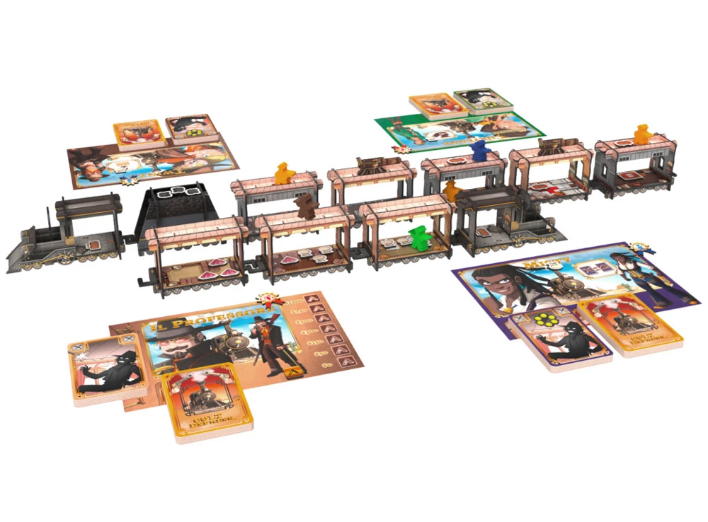 Brettspiel - Colt Express. Kurier und Panzerzug (Erweiterung)