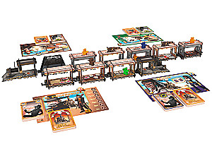 Brettspiel - Colt Express. Kurier und Panzerzug (Erweiterung)