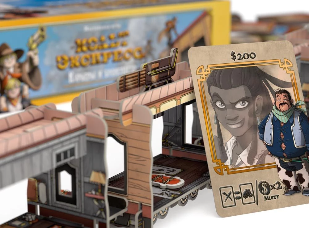 Brettspiel - Colt Express. Kurier und Panzerzug (Erweiterung)