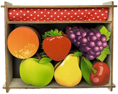 Counting Material in a Bag - Fruits-Berries