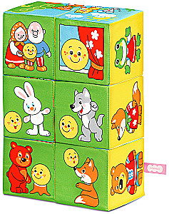 Kostki - Bajki w obrazkach, 6 kostek