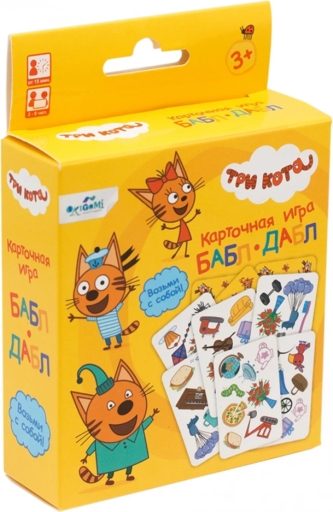 Настольная игра - Три кота. Бабл-дабл